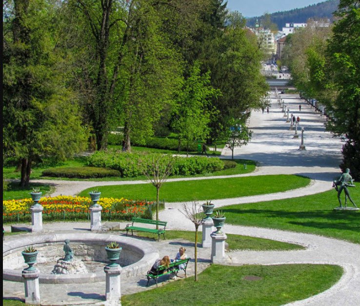 Tivoli Park, Ljubljana, Slovenia